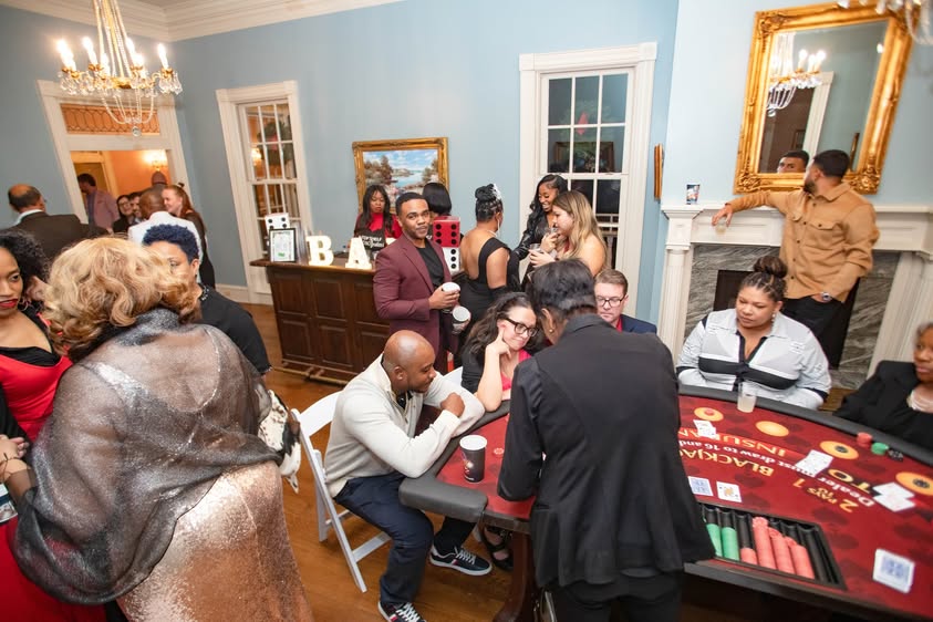 KAIZEN holiday party casino night