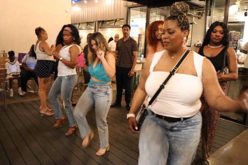Dancing at Kicking it with KAIZEN