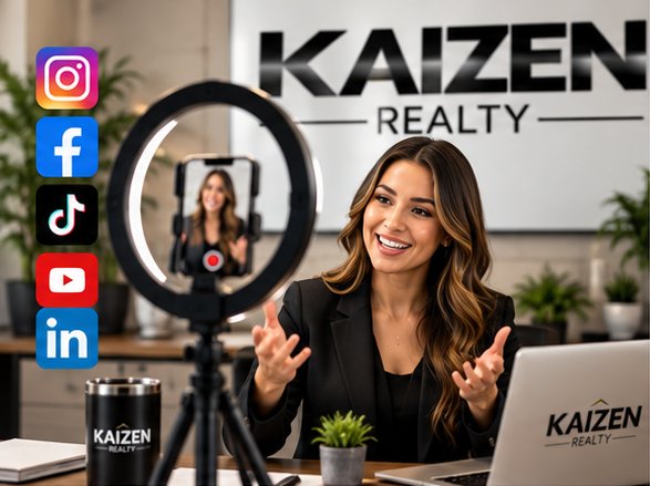 Agent recording social media video content